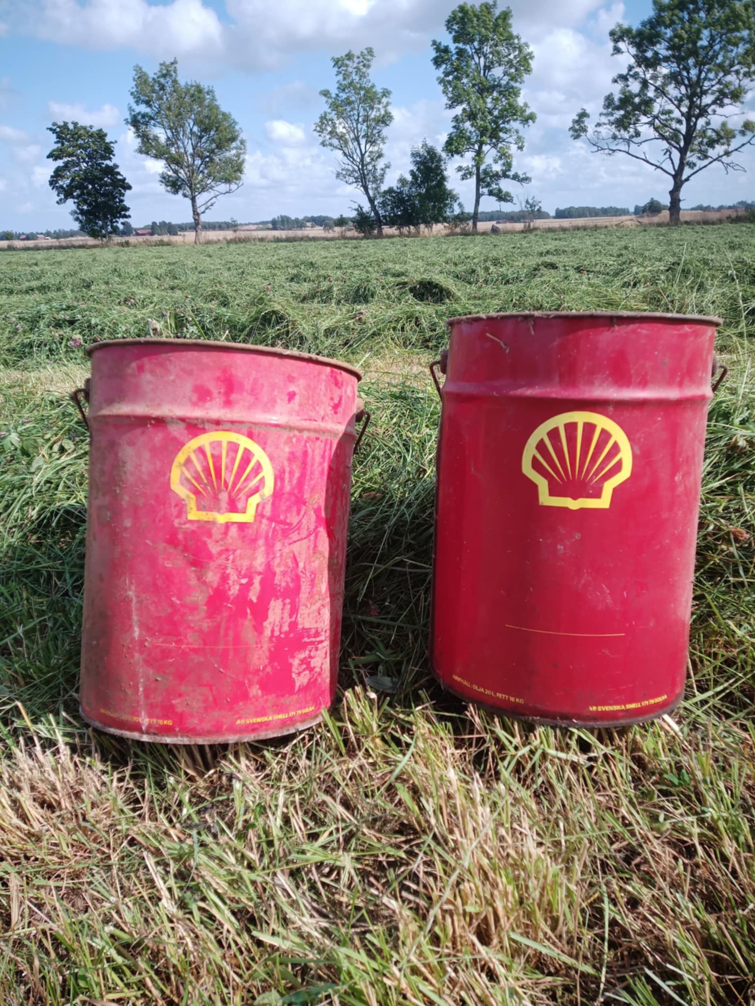 Oljefat från Shell